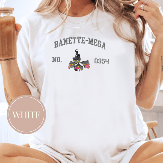 Banette-Mega Adorable Anime-Themed Embroidered T-Shirt,Crewneck,Hoodie-Trendy Versatile and a Thoughtful Gift for Friends,H-C-1495