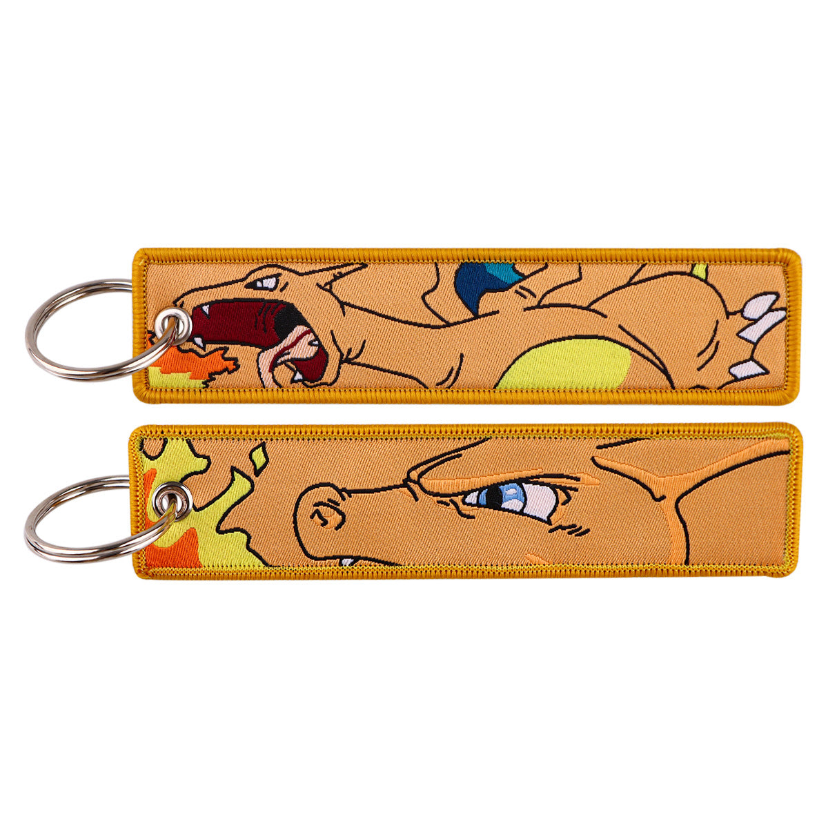 Pokémon Embroidered Keychain – Cute Pocket Monster Pendant,Perfect Gift for Friends,005