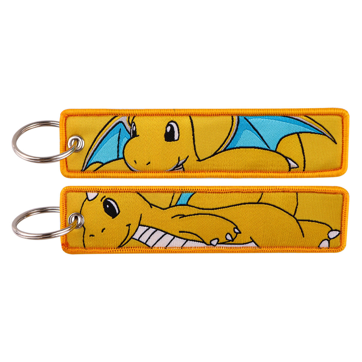 Pokémon Embroidered Keychain – Cute Pocket Monster Pendant,Perfect Gift for Friends,005