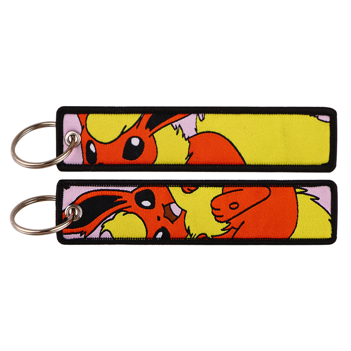 Pokémon Embroidered Keychain – Cute Pocket Monster Pendant,Perfect Gift for Friends,005