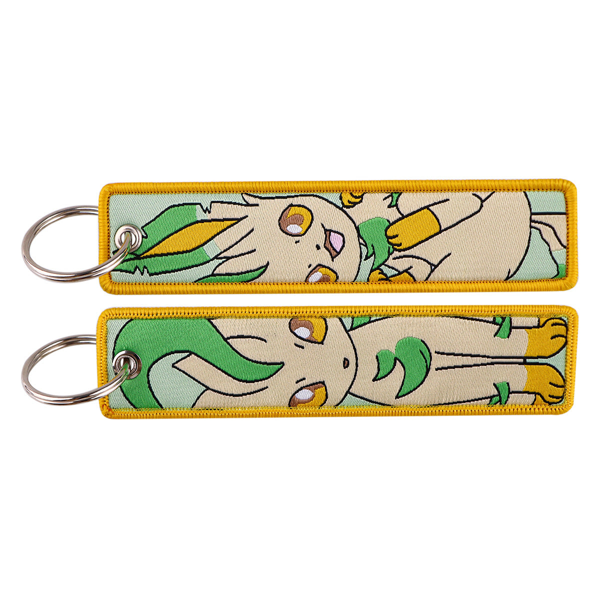 Pokémon Embroidered Keychain – Cute Pocket Monster Pendant,Perfect Gift for Friends,005