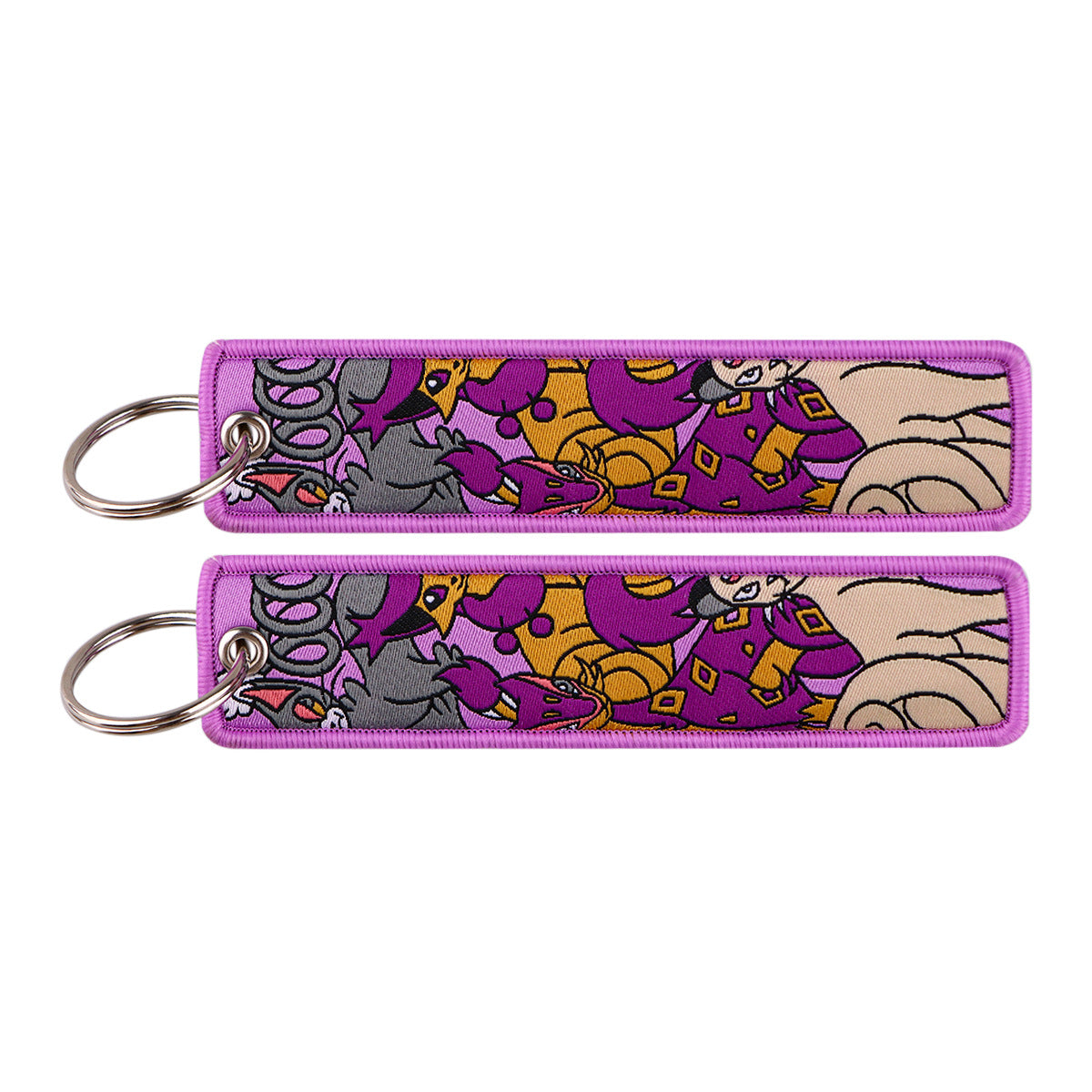 Embroidered Keychain – Cute Monster Pendant,Perfect Gift for Friends,005