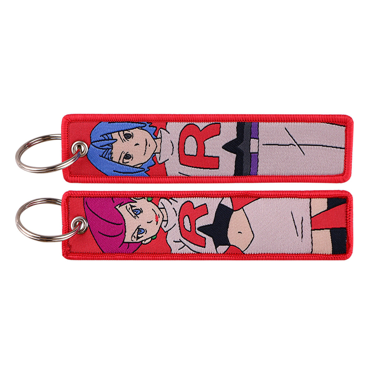 Embroidered Keychain – Cute Monster Pendant,Perfect Gift for Friends,005A