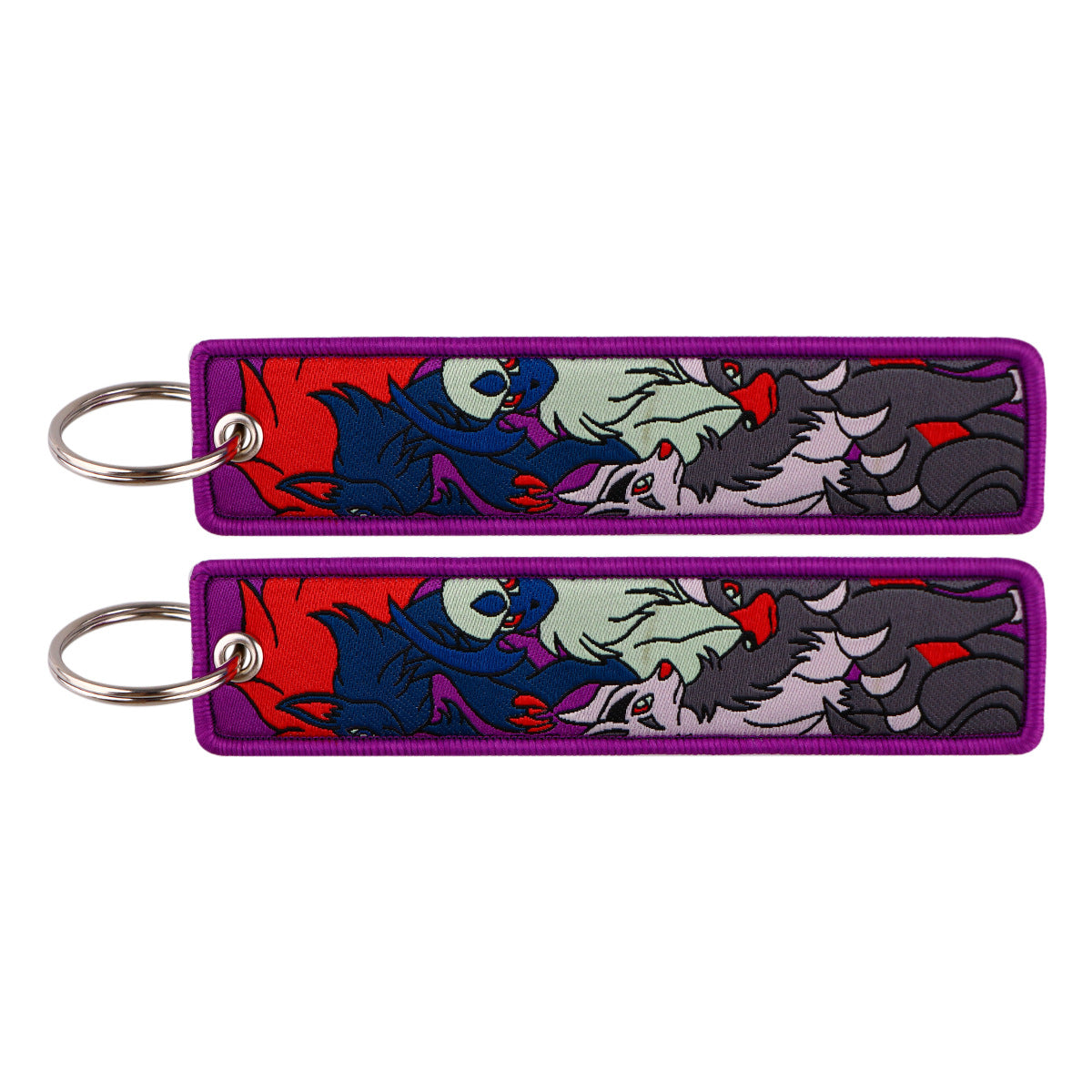 Embroidered Keychain – Cute Monster Pendant,Perfect Gift for Friends,005A