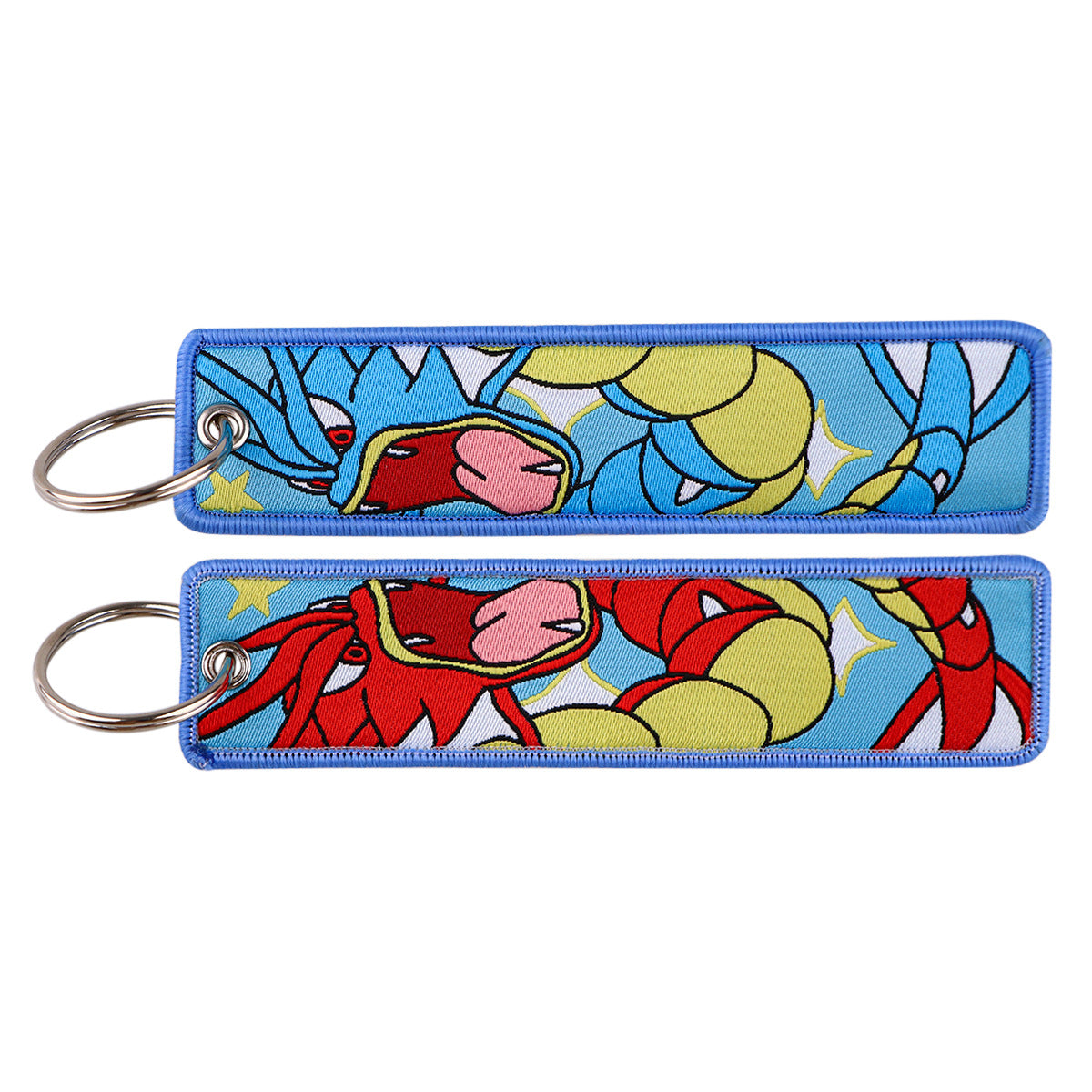 Pokémon Embroidered Keychain – Cute Pocket Monster Pendant,Perfect Gift for Friends,005