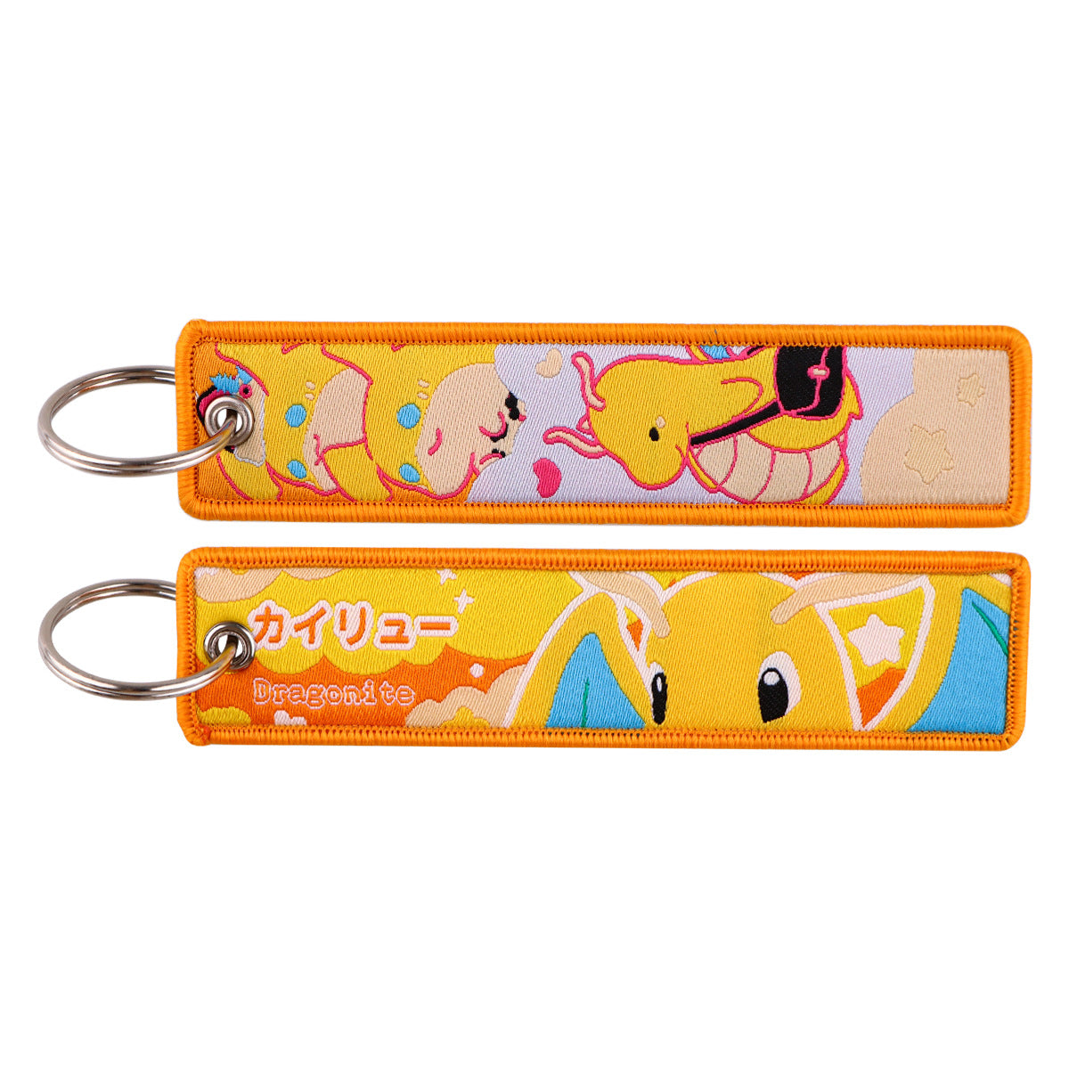 Pokémon Embroidered Keychain – Cute Pocket Monster Pendant,Perfect Gift for Friends,005