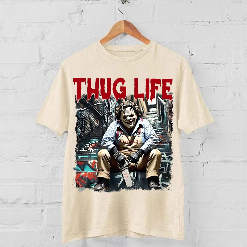 Halloween Horror Characters THUG LIFE T-shirt,Crewneck,Hoodie,TS-C-083