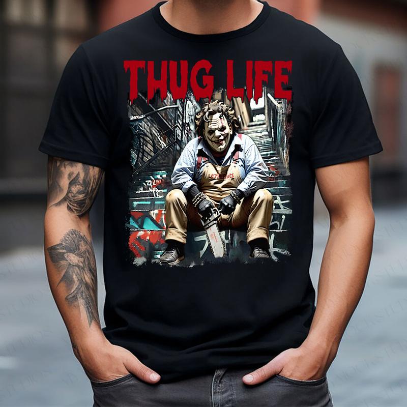 Halloween Horror THUG LIFE Characters T-Shirt,Crewneck,Hoodie,TS-C-101