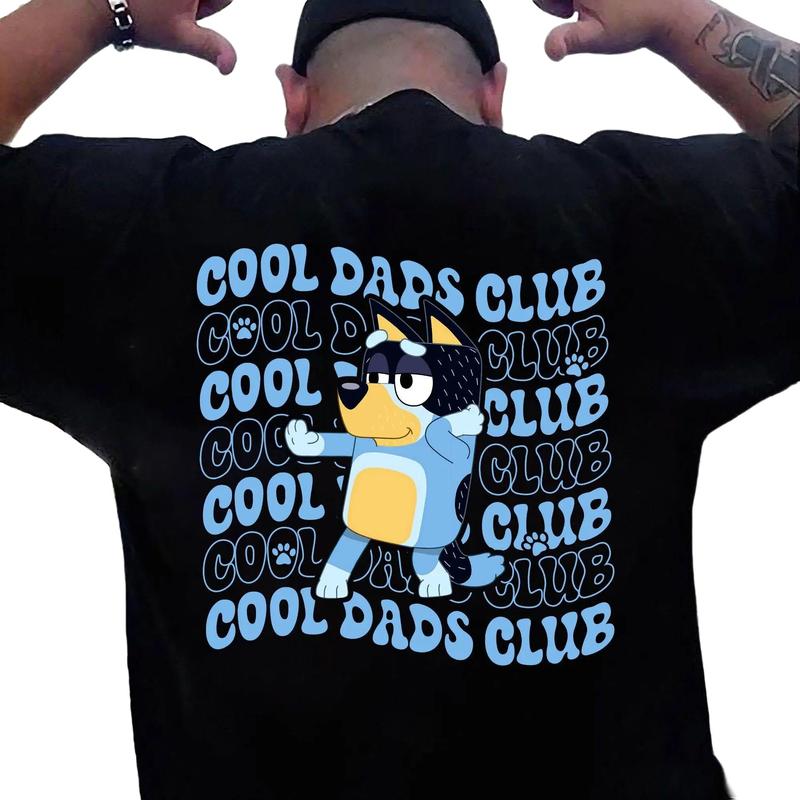 Bluey Dads Club Birthday Gift For Him Bingo Cartoon T-Shirt,Crewneck,Hoodie,TS-C-564