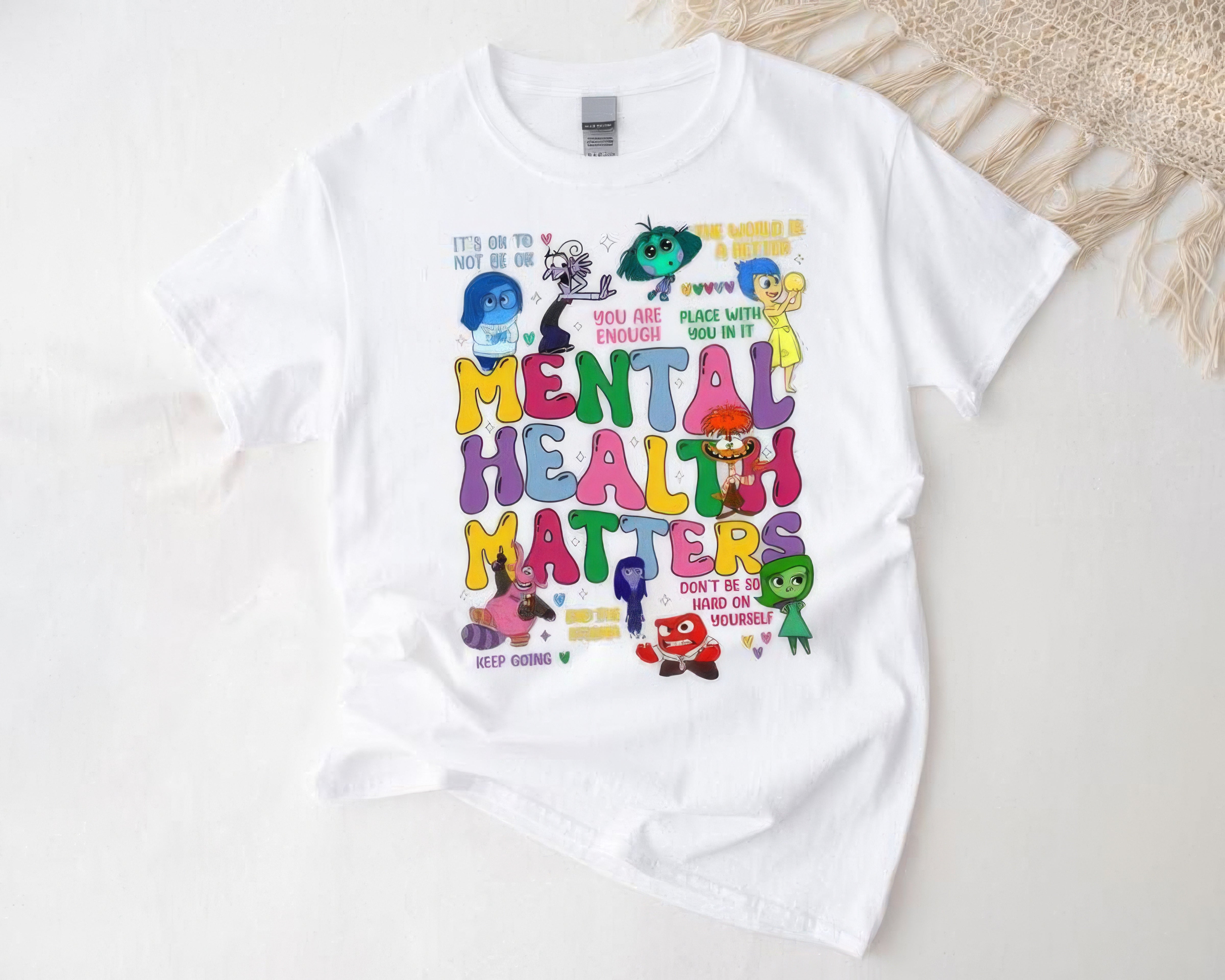 Friends It's Okay To Feel All The Feels Mental Health Emotional T-Shirt,Crewneck,Hoodie,TS-C-593