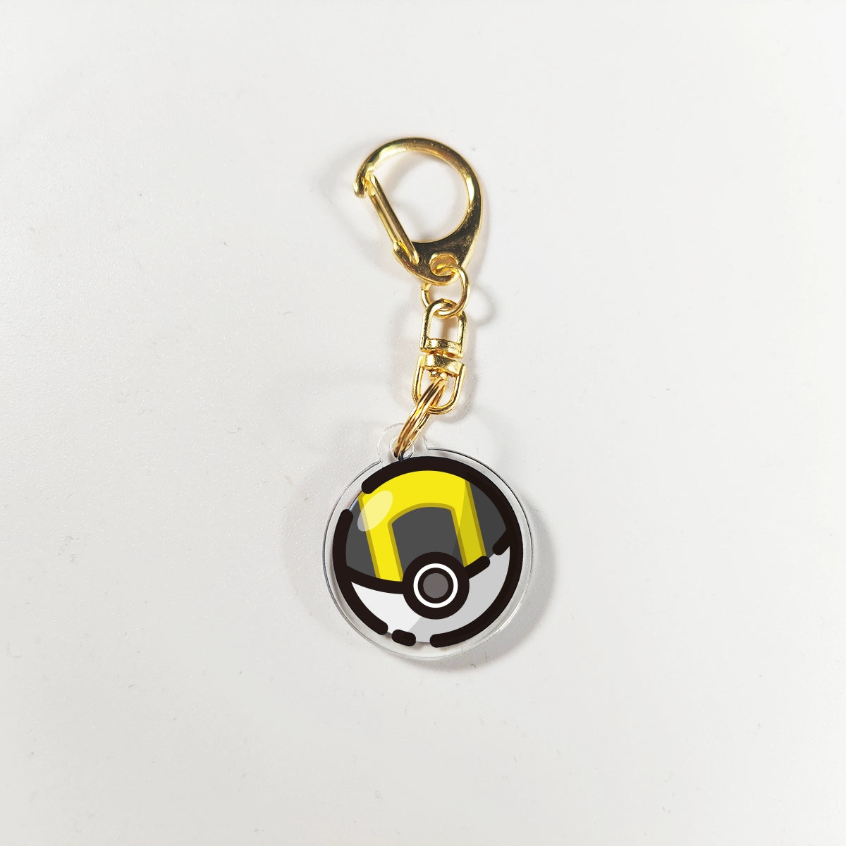 Pokémon Poké Ball Keychain - Double-Sided Acrylic DIY Cartoon Anime Creative Accessory,006