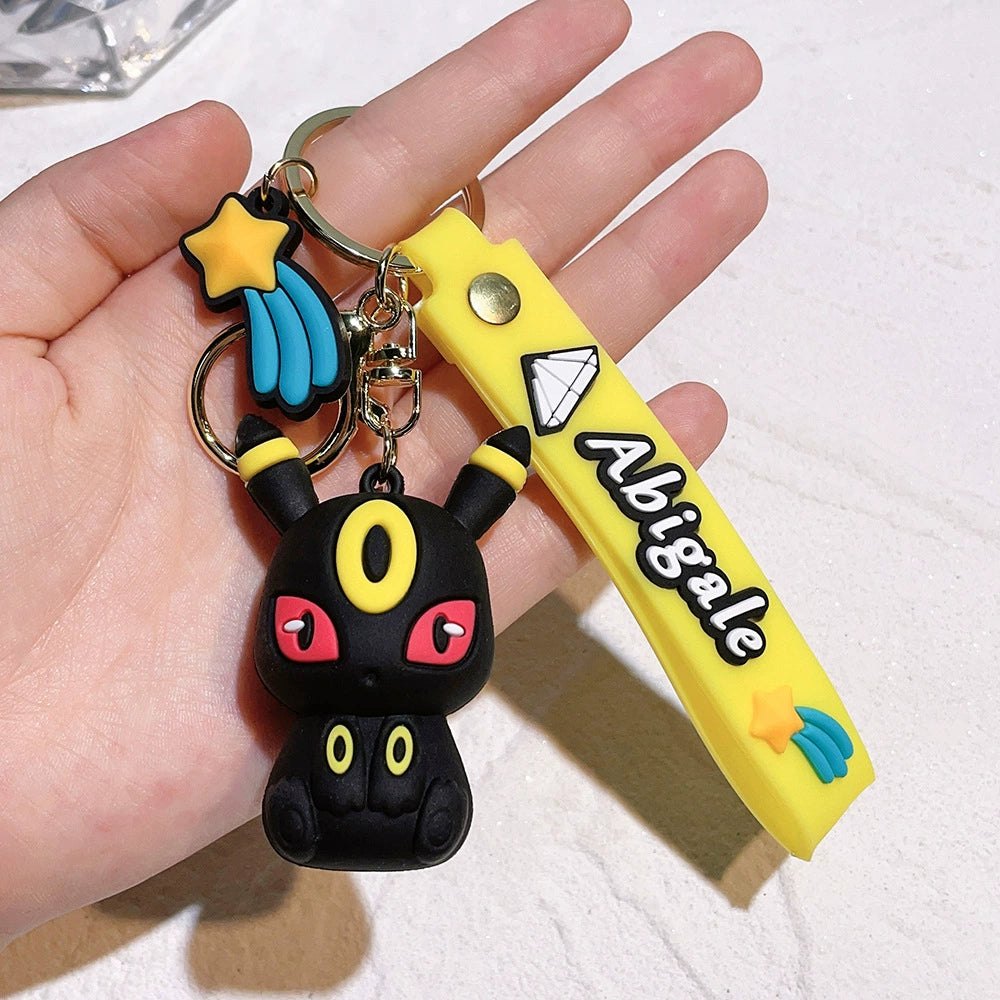 Cartoon Pikachu Keychain Accessory,Cute Backpack Pendant Gift,008