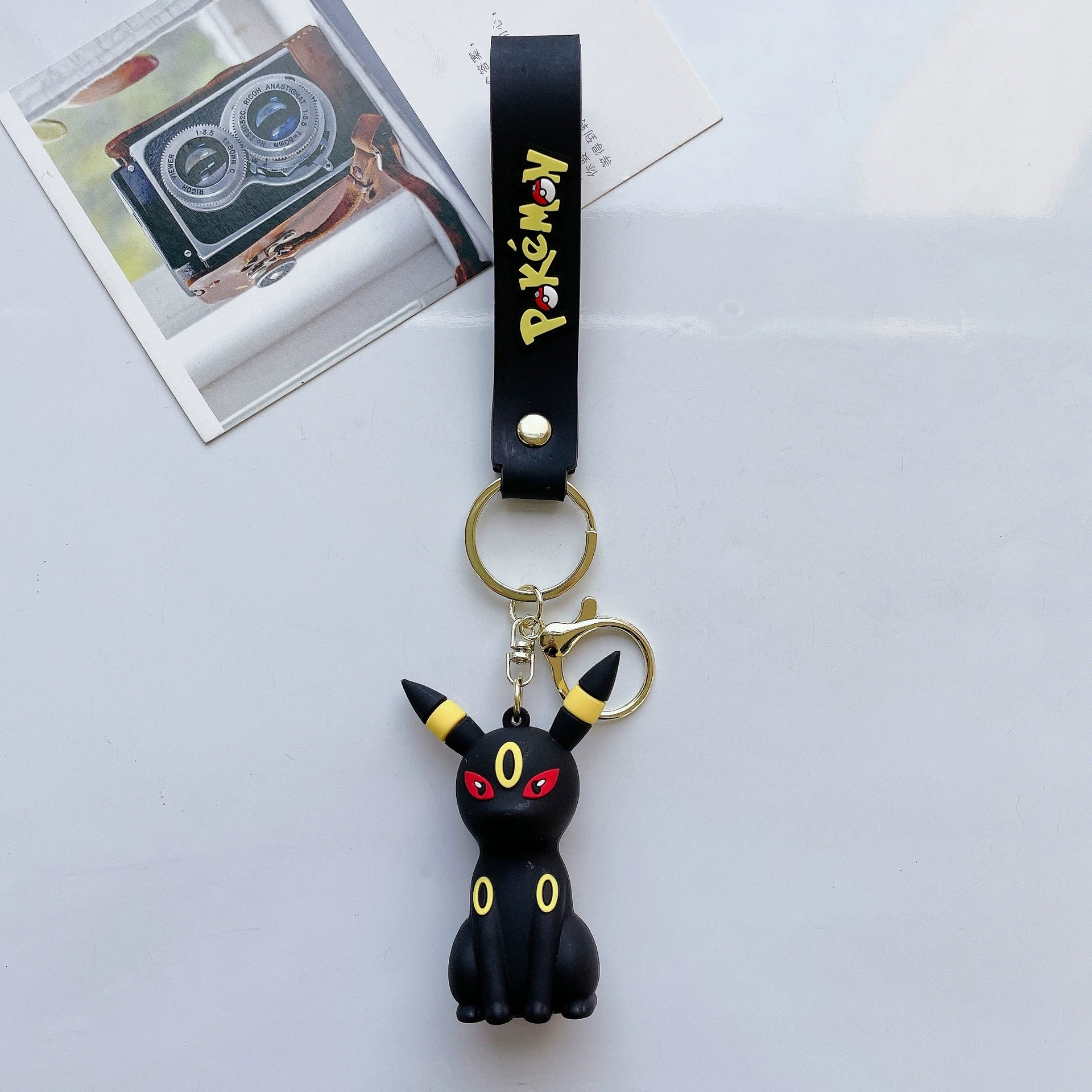 Pokémon 3D PVC Keychain - Cute Anime Collectible,Perfect Gift for Fans,003