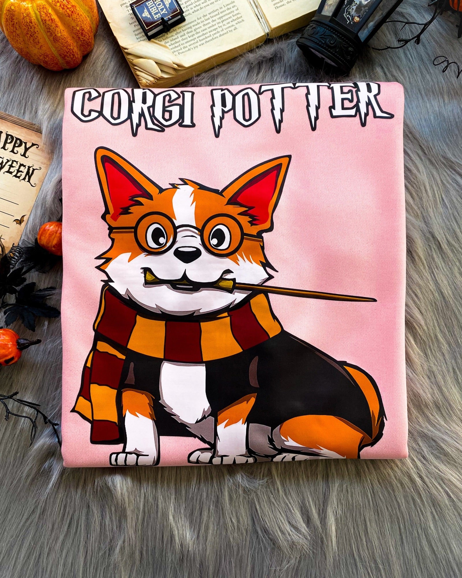 CORGI Potter × HG House Halloween T-Shirt,Crewneck,Hoodie,TS-C-422