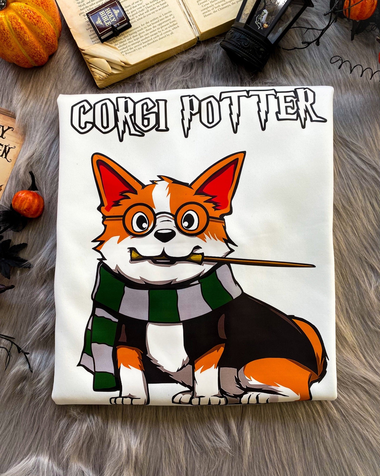 CORGI Potter × HG House Halloween T-Shirt,Crewneck,Hoodie,TS-C-422