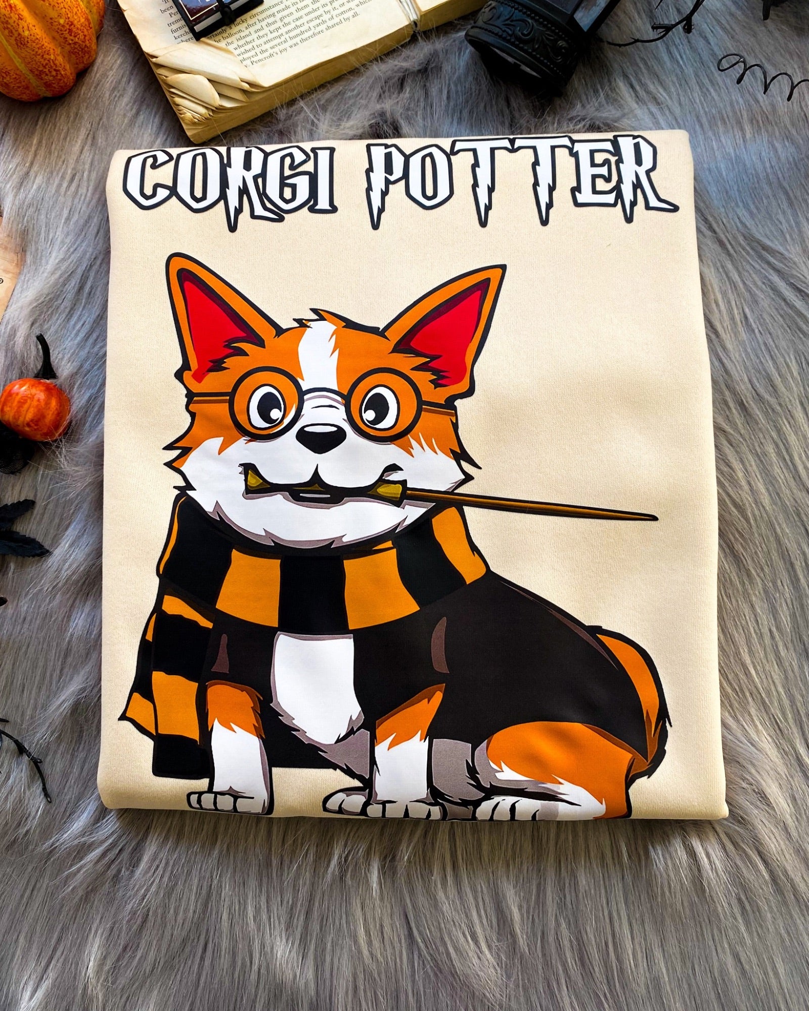 CORGI Potter × HG House Halloween T-Shirt,Crewneck,Hoodie,TS-C-422