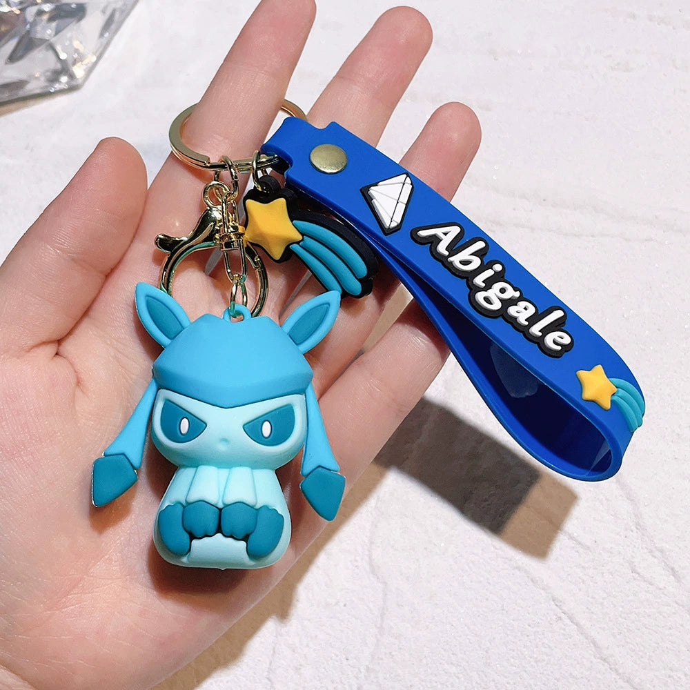 Cartoon Pikachu Keychain Accessory,Cute Backpack Pendant Gift,008
