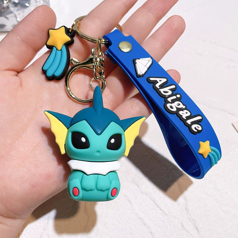 Cartoon Pikachu Keychain Accessory,Cute Backpack Pendant Gift,008