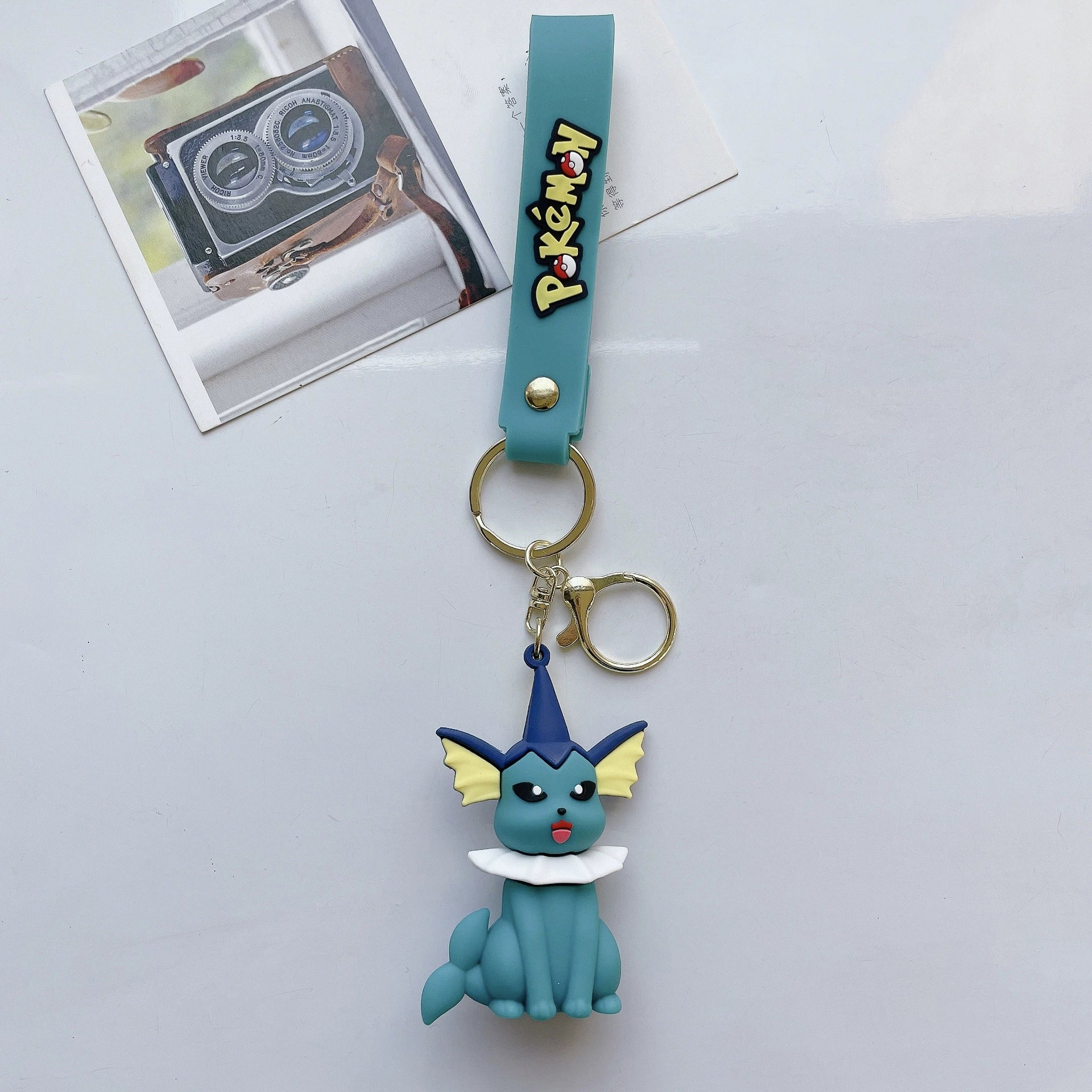 Pokémon 3D PVC Keychain - Cute Anime Collectible,Perfect Gift for Fans,003