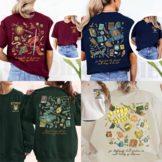 Wizard Hogwarts Crewneck,Harry Potter Shirt,Bookies Hoodie,H-C-172