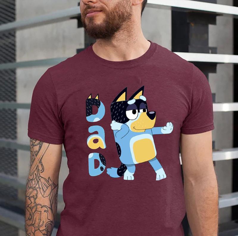 Bluey Bandit Dad Cartoon Character Family T-Shirt,Crewneck,Hoodie,TS-C-558