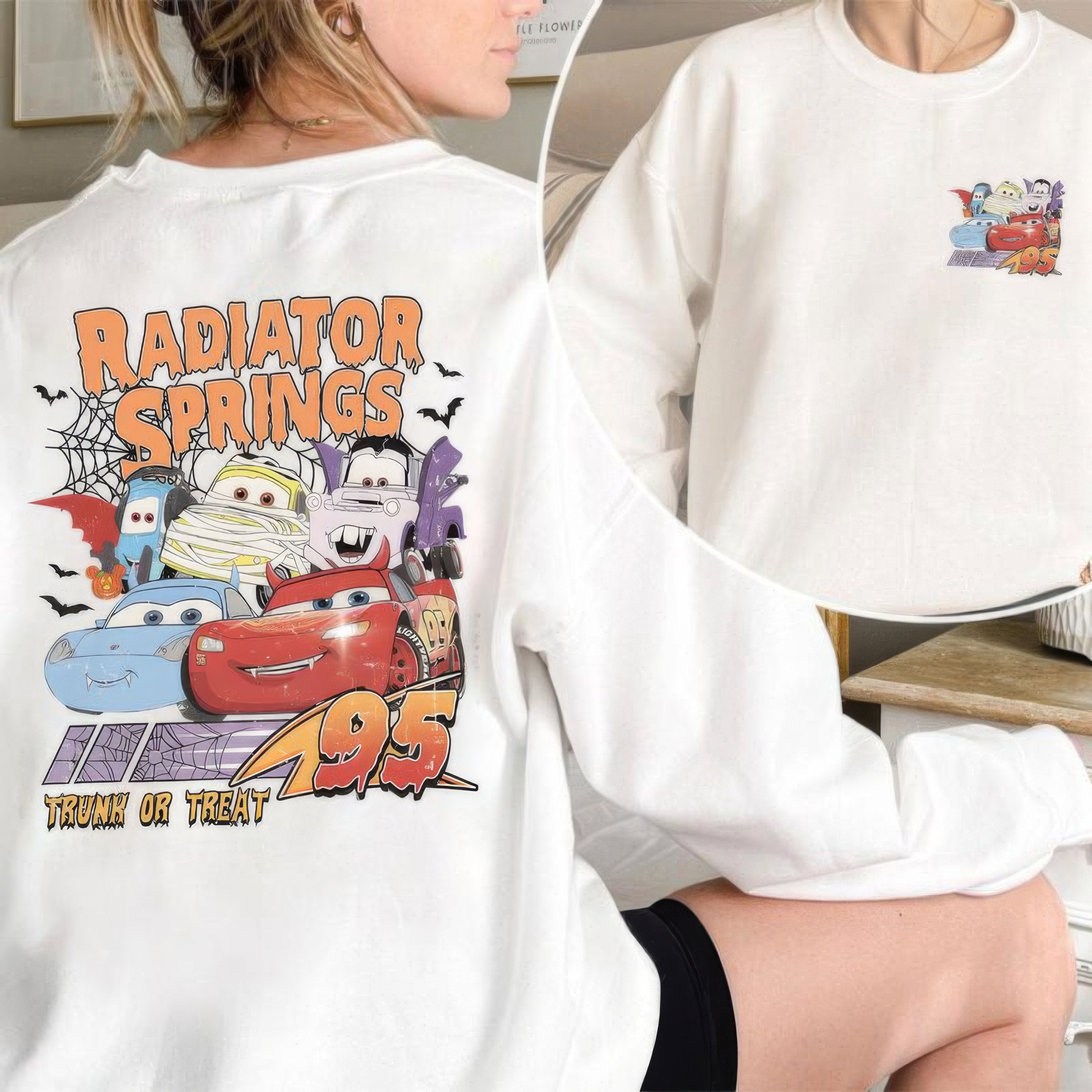 Radiator Springs McQueen Movie Cars T-Shirt,Crewneck,Hoodie,TS-C-576