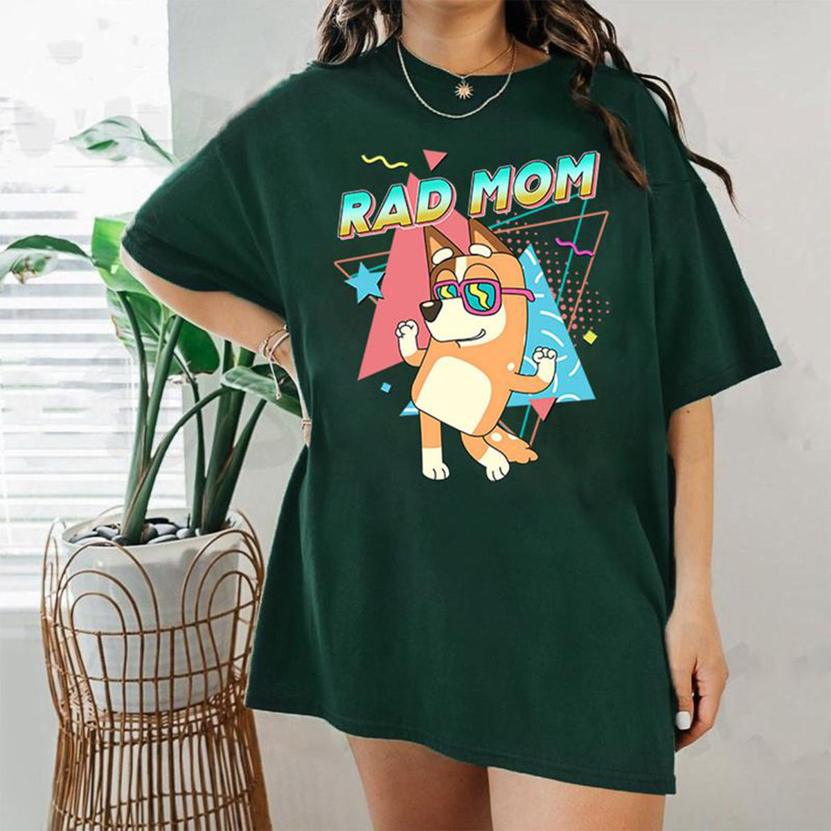 Bluey Rad Mom Dad Retro Couple Bluey T-Shirt,Crewneck,Hoodie,TS-C-525