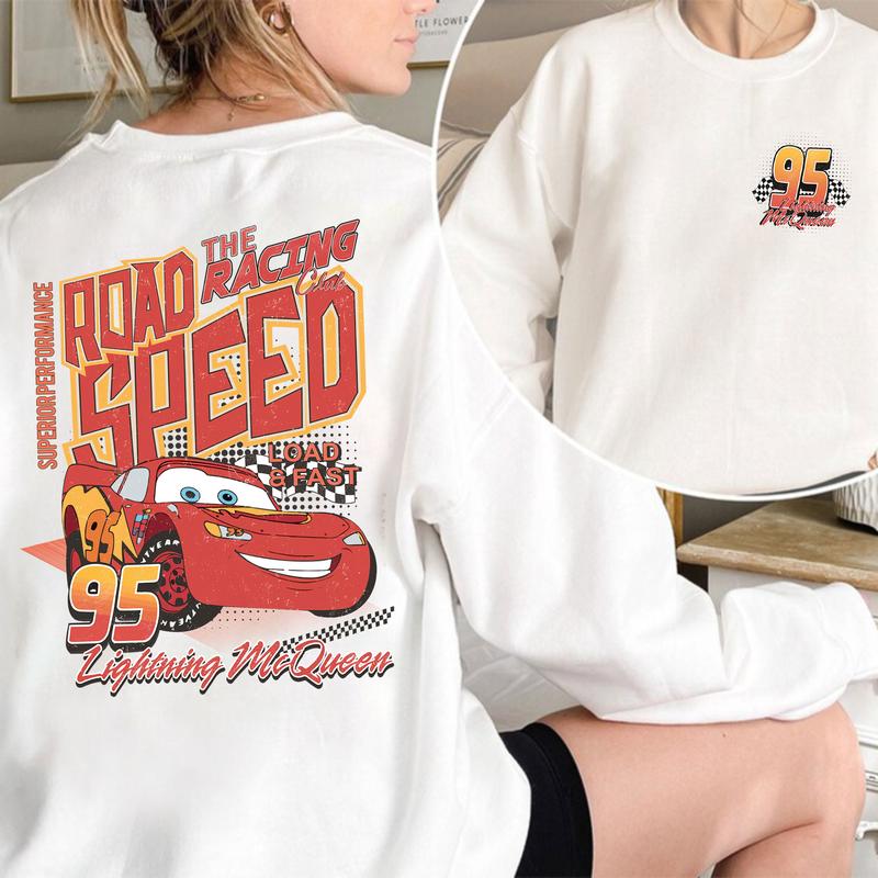 Lighting McQueen Cars Movie T-Shirt,Crewneck,Hoodie,TS-C-569