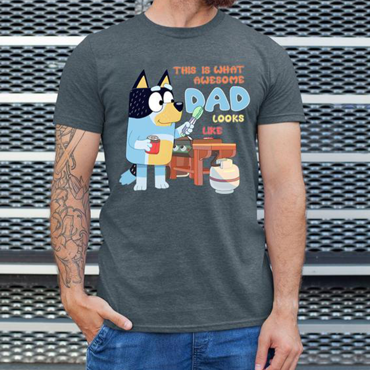 AWESOME DAD This Is What An Dad Looks Like MENS Blvey Retro T-Shirt,Crewneck,Hoodie,TS-C-553