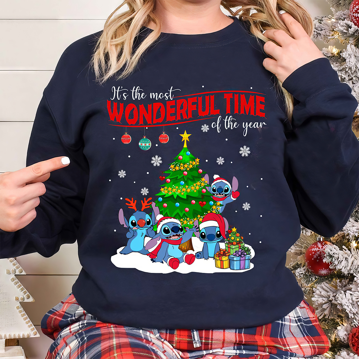 Stitch Most Wonderful Time Of The Year T-Shirt,Crewneck,Hoodie,TS-C-416