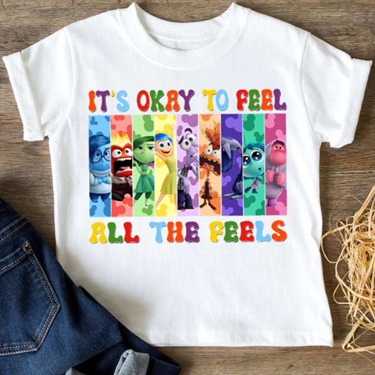 Friends It's Okay To Feel All The Feels Mental Health Emotional T-Shirt,Crewneck,Hoodie,TS-C-590