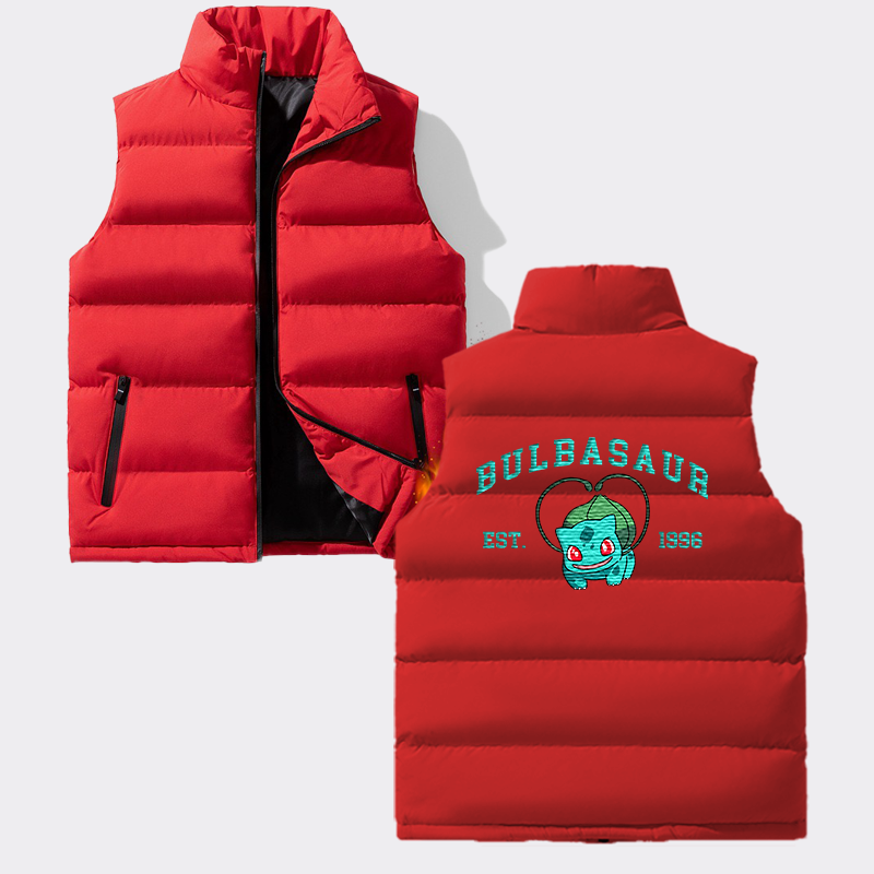 Bulbasaur Adorable Anime-Themed Embroidered T-Shirt,Crewneck,Hoodie-Trendy Versatile and a Thoughtful Gift for Friends,H-C-713