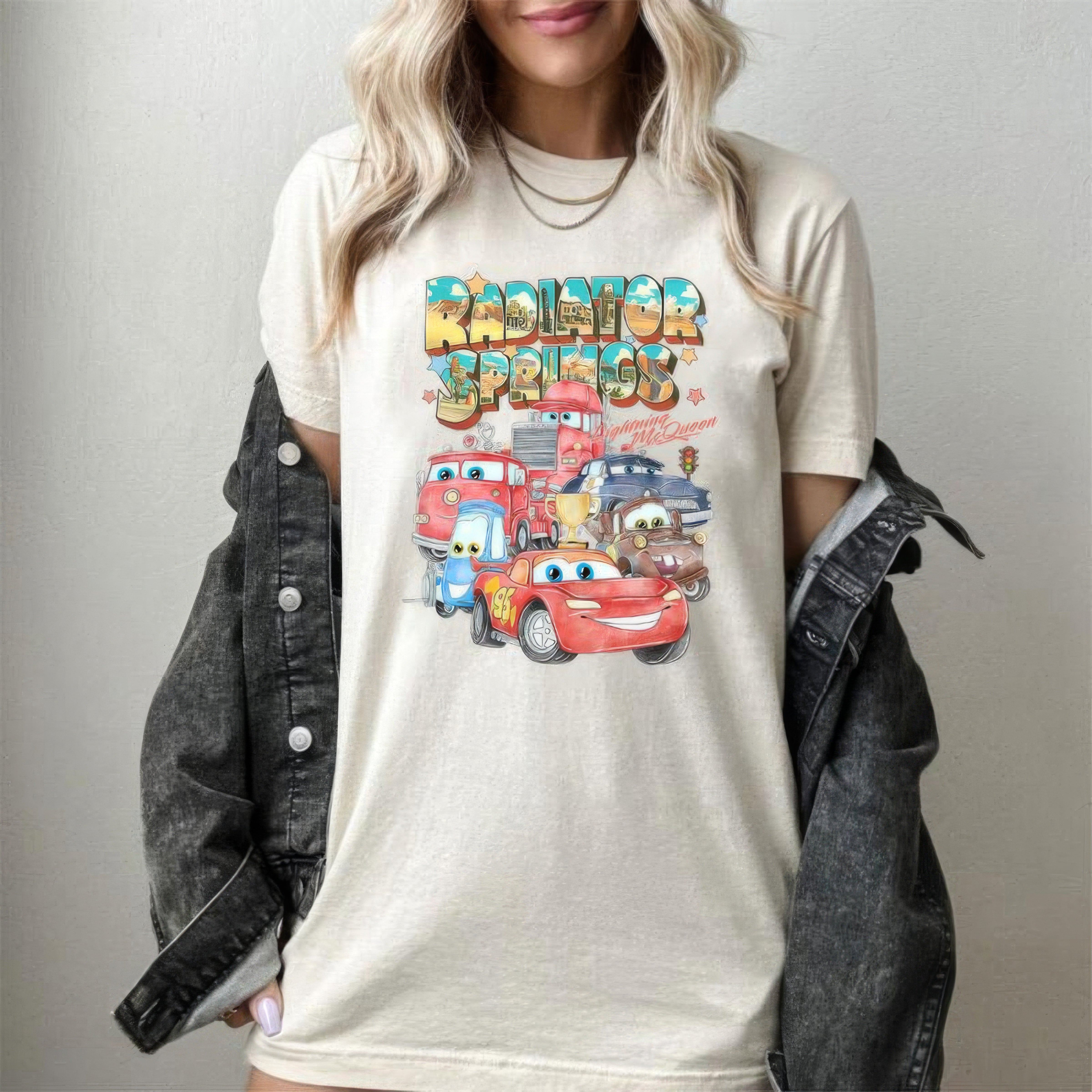 Lighting McQueen Cars Movie T-Shirt,Crewneck,Hoodie,TS-C-574