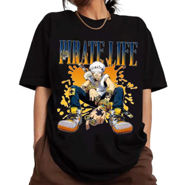 Tra Laww Pjrate Lifee One Pjece Animee Unisex T-shirt,Crewneck,Hoodie,H-C-966