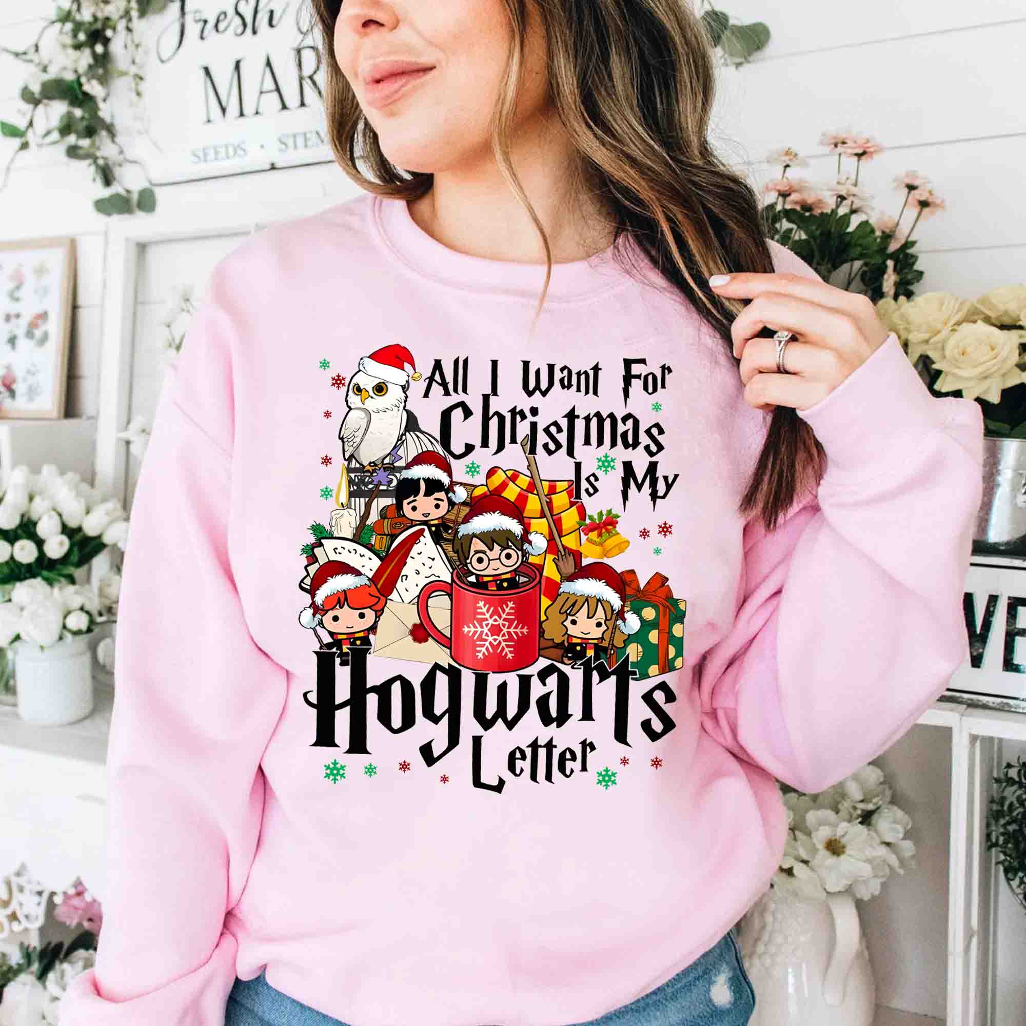 All I Want For Christmas Is My Hogwarts Letter T-Shirt,Crewneck,Hoodie,TS-C-321