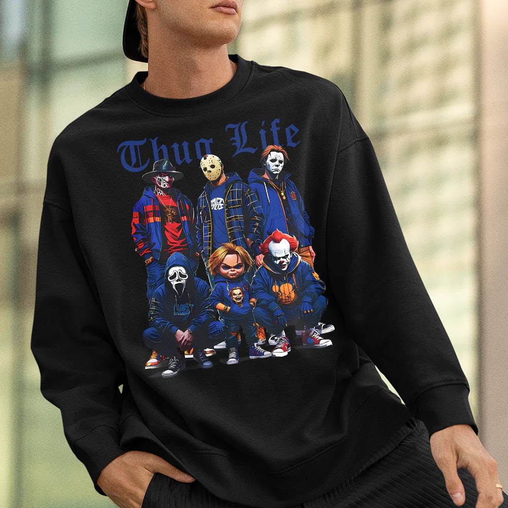 Thug Life Halloween Gifts For Horror Fans T-Shirt,Crewneck,Hoodie,TS-C-282