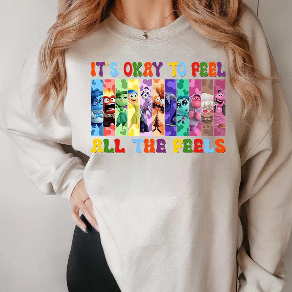 It's Okay To Feel All The Feels Emotional Support T-Shirt,Crewneck,Hoodie,TS-C-650