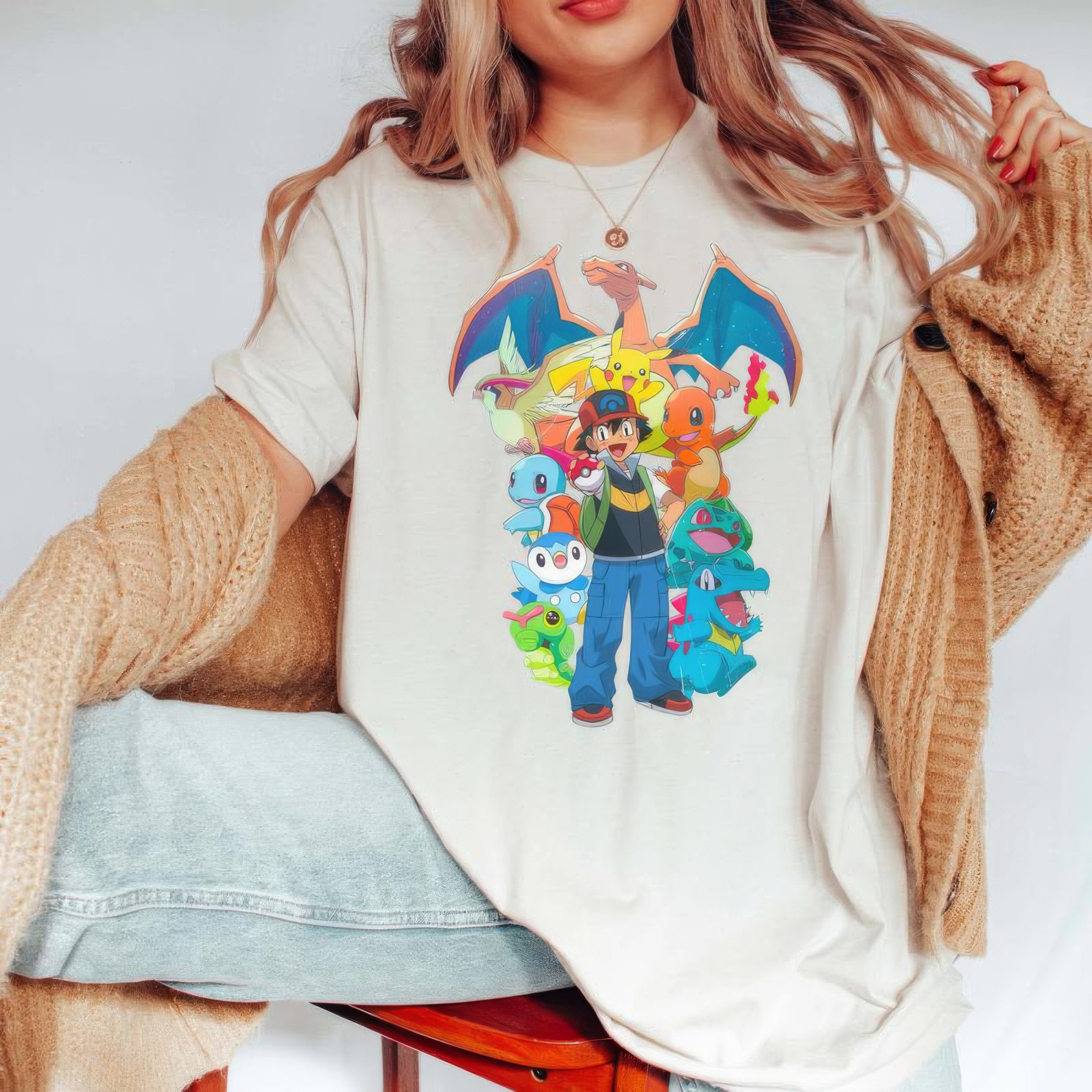 Team Vintage Unisex T-Shirt,Crewneck,Hoodie,For Anime Lovers,H-C-1034