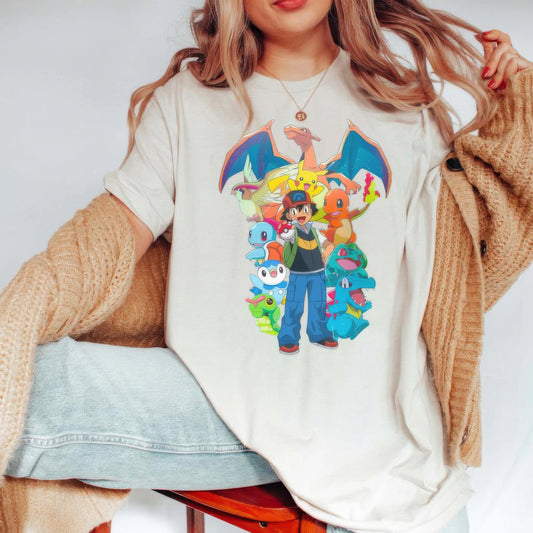Team Vintage Unisex T-Shirt,Crewneck,Hoodie,For Anime Lovers,H-C-1034