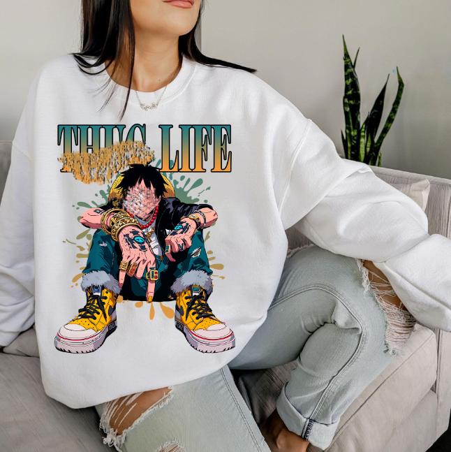 Luff Gear Pirate Life One Pjece Animee T-Shirt,Crewneck,Hoodie,H-C-903