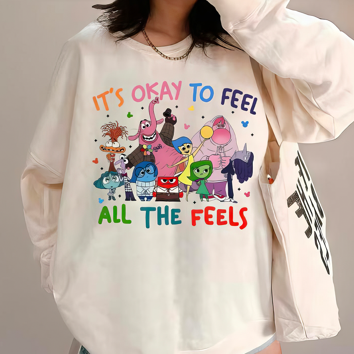 It's Okay To Feel All The Feels Mental Health Emotional Support T-Shirt,Crewneck,Hoodie,TS-C-632