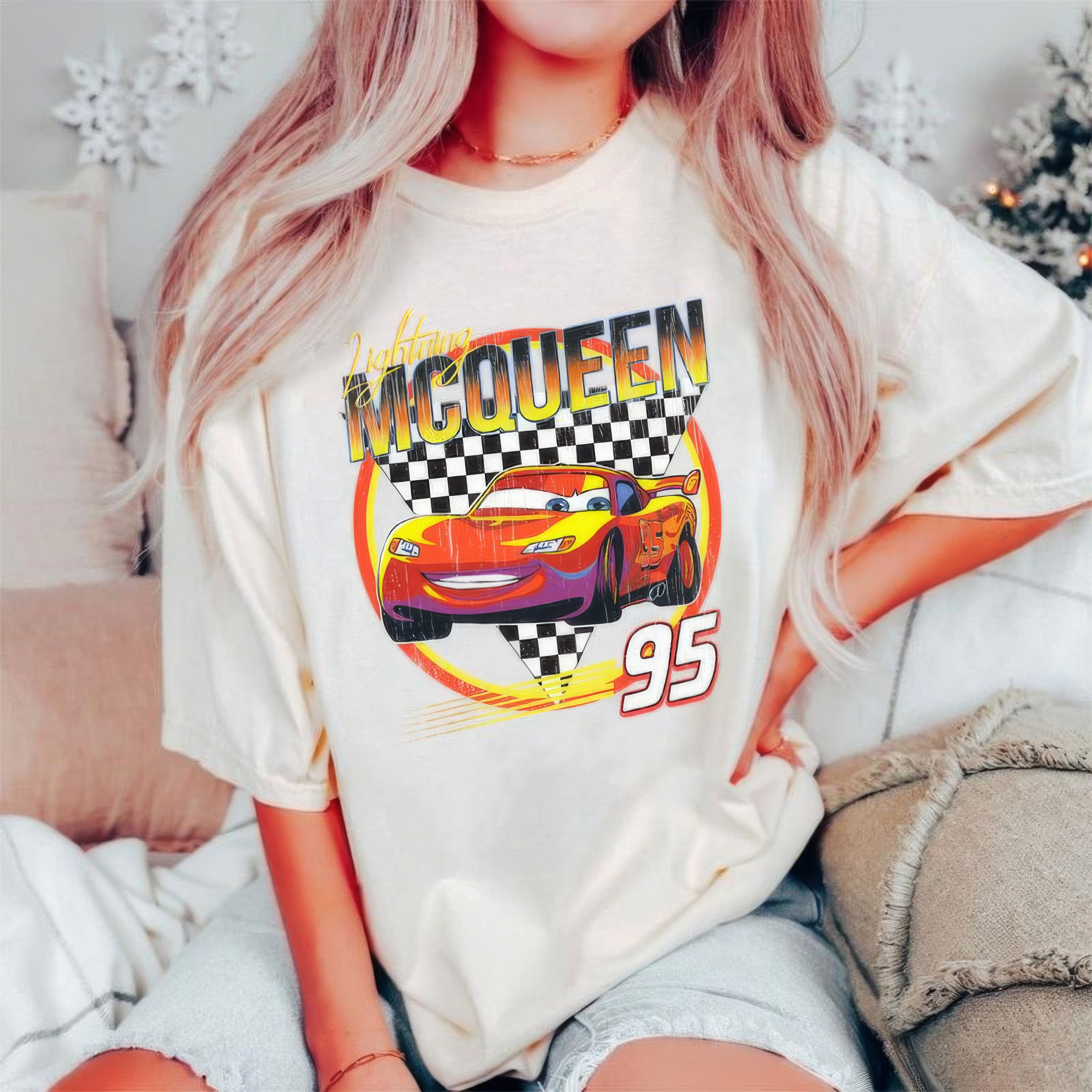 McQueen Movie Cars T-Shirt,Crewneck,Hoodie For Gift,TS-C-582