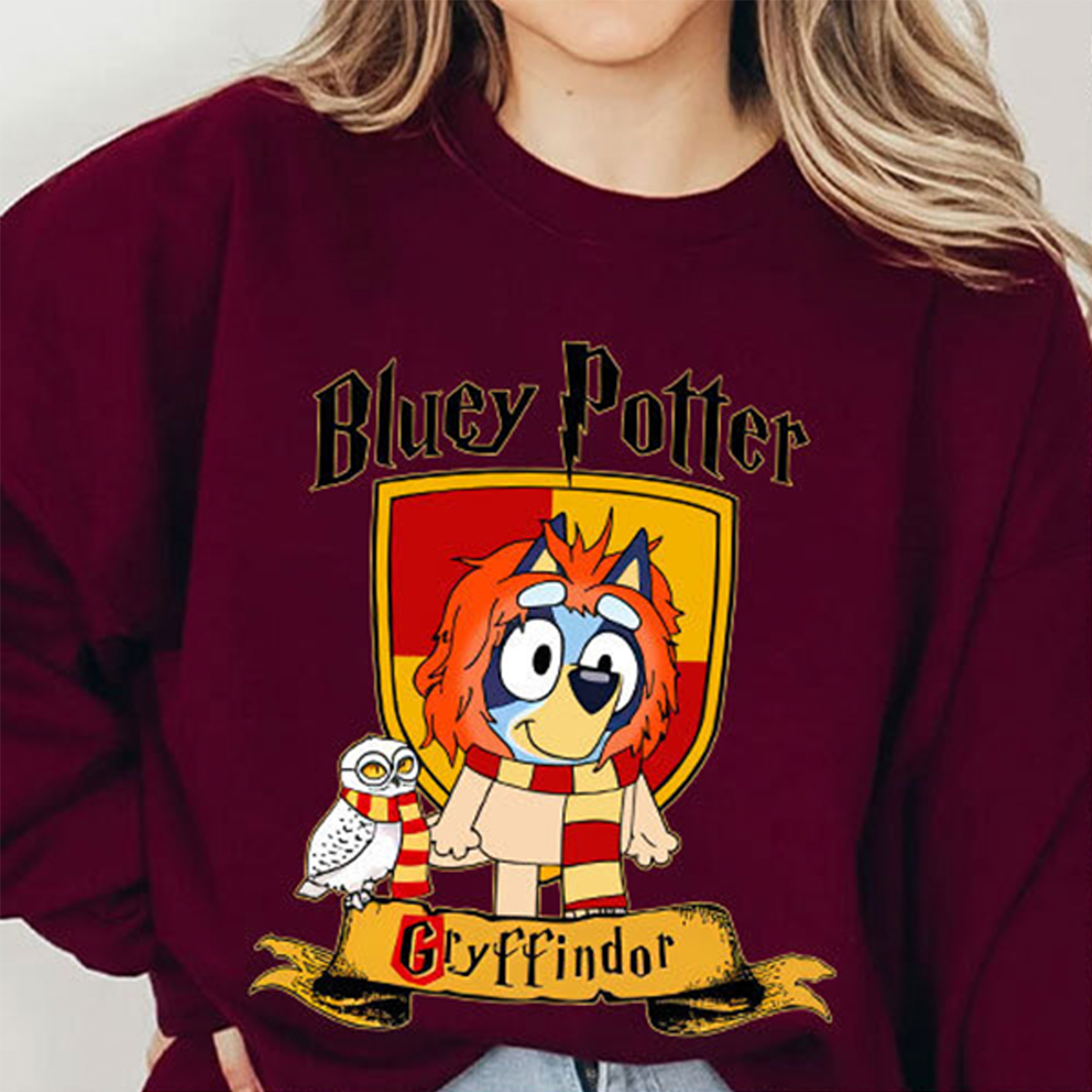 Bluey Harry Potter T-Shirt,Crewneck,Hoodie,H-C-108