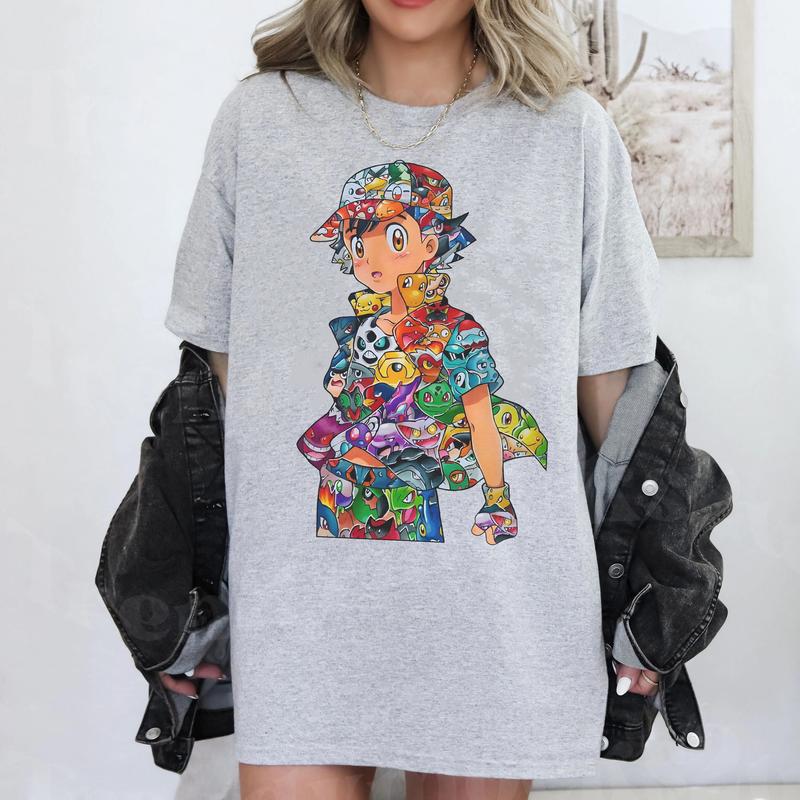 Pokémon Anime Vintage Unisex T-Shirt,Crewneck,Hoodie,TS-C-474