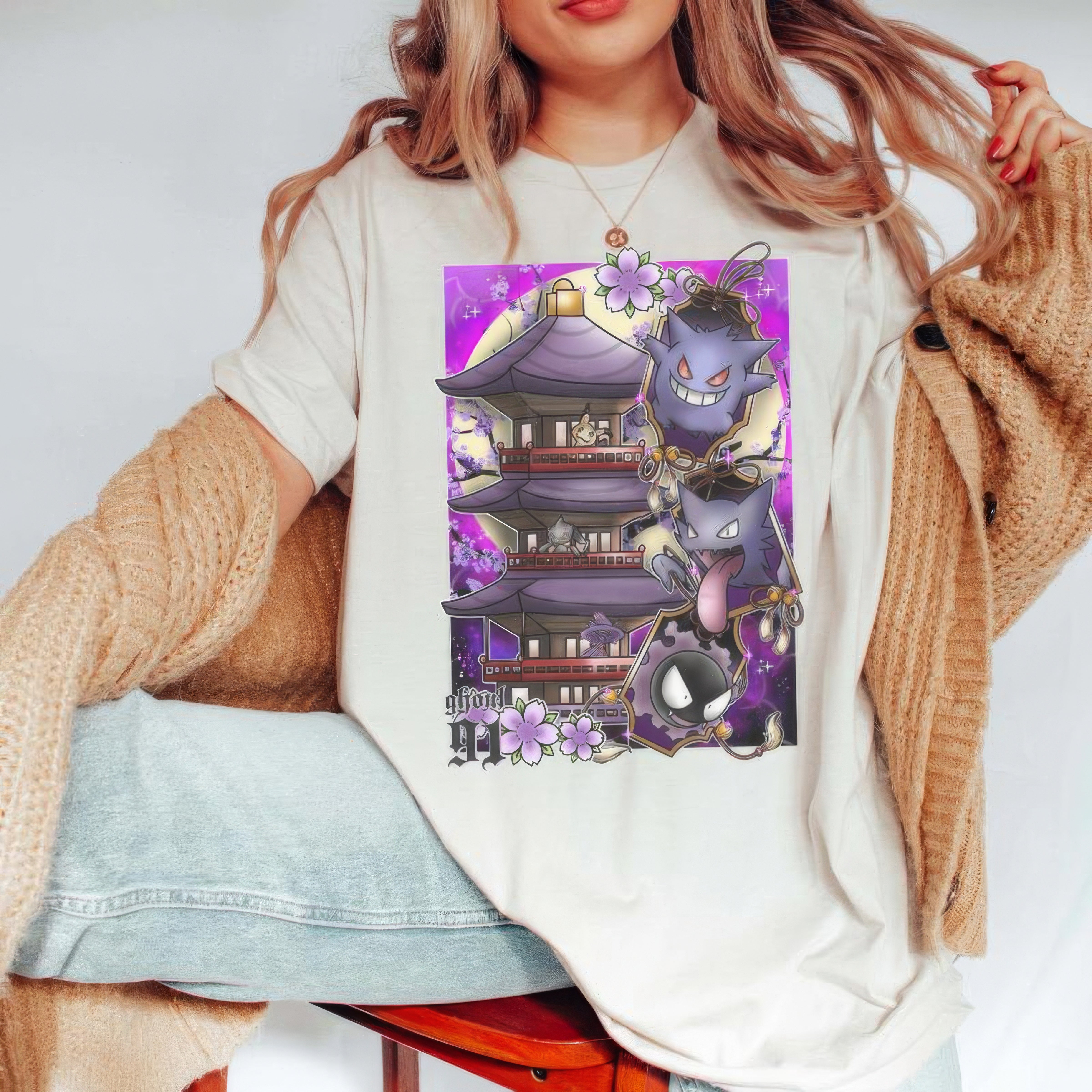 Halloween Lavender Town POkemon Legends Unisex T-Shirt,Crewneck,Hoodie,TS-C-670