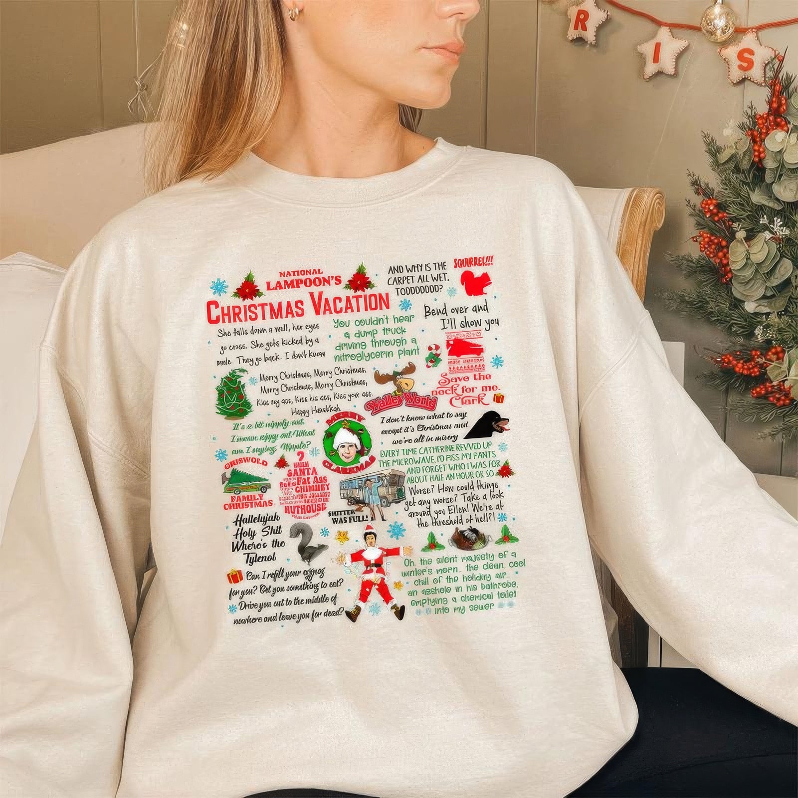 Christmas Vacation Movie Character T-Shirt,Crewneck,Hoodie,Christmas Gift,H-C-704