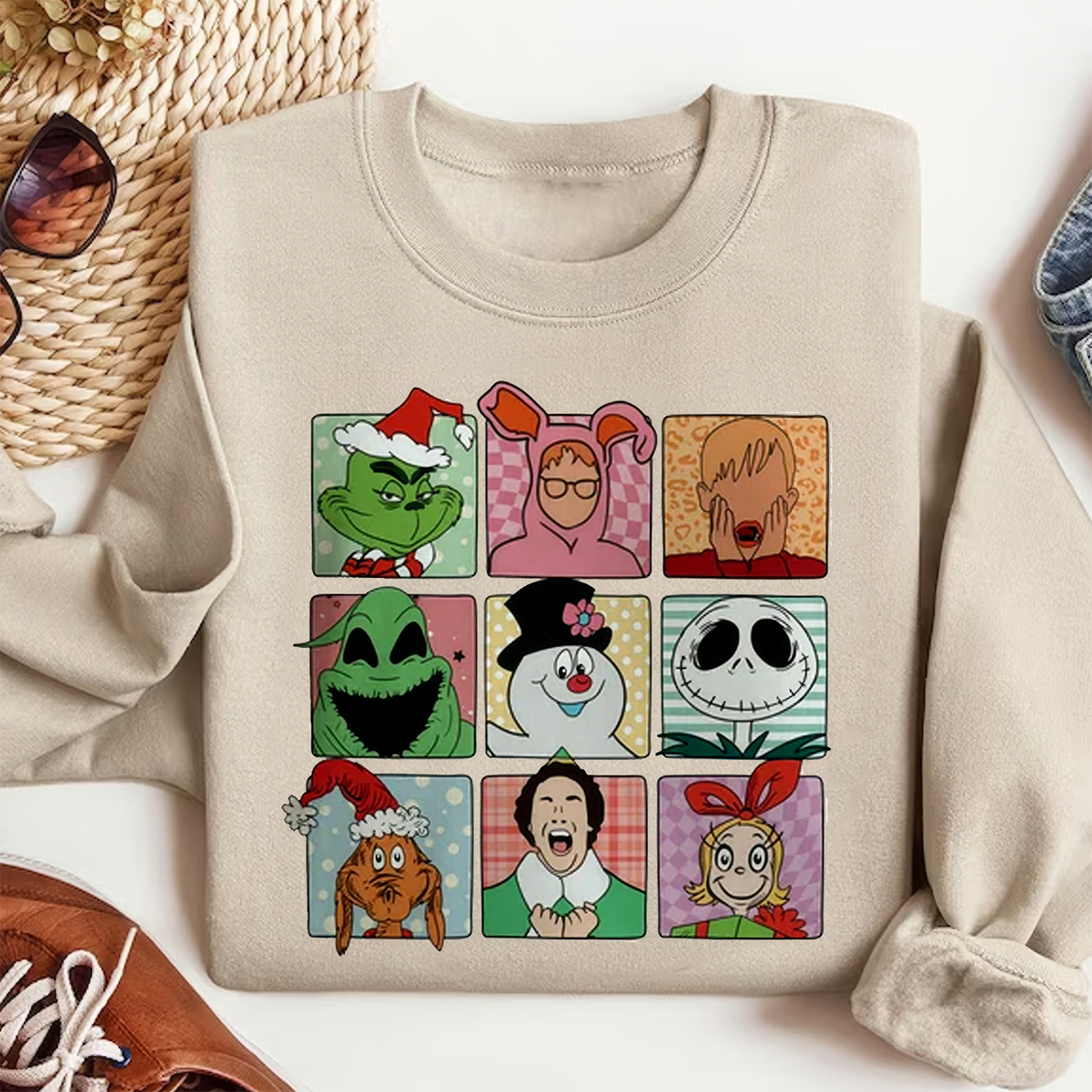 Christmas Movie Friends Retro Christmas T-Shirt,Crewneck,Hoodie,TS-C-305