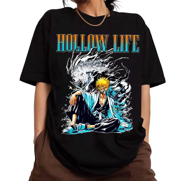 Ichig0 Bleachh Holll0w Life Animee Unisex T-Shirt,Crewneck,Hoodie,H-C-799