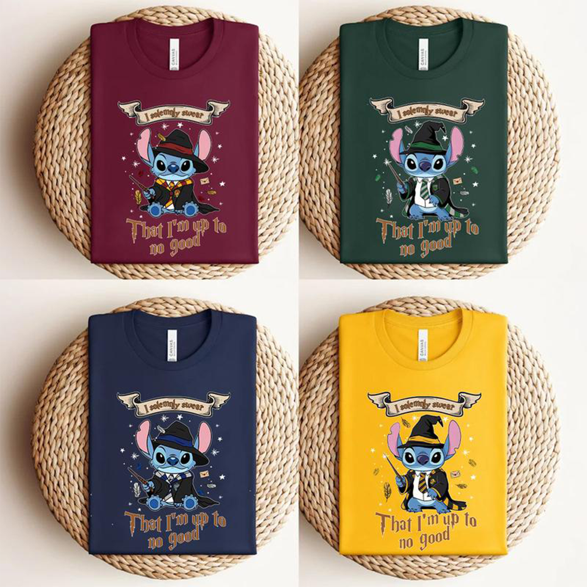 Magical Stitch That I'm Up To No Good Hogwarts Hp T-Shirt,Crewneck,Hoodie,TS-C-658