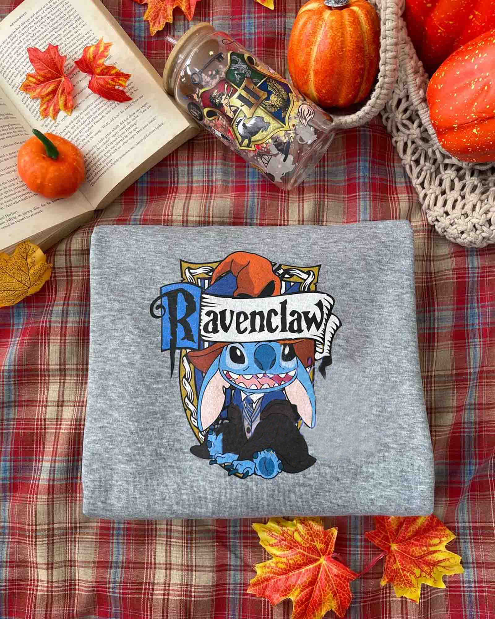 Halloween Stitch Hogwarts Harry Potter T-Shirt,Crewneck,Hoodie For Gift,H-C-118